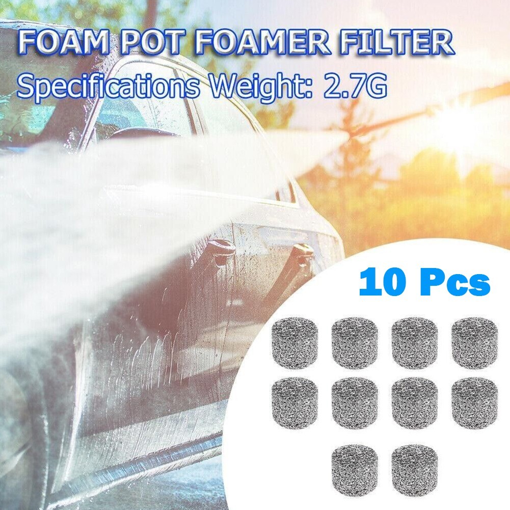 10pcs/set Stainless Steel Foam Mesh Filters Gauze Filter 14*11mm