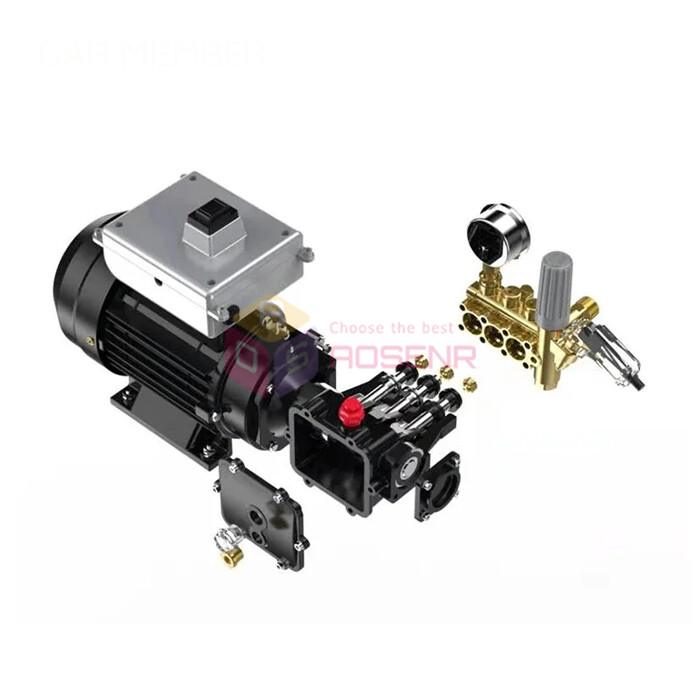 2KW High Pressure Cleaning Machine Water Spray Gun Electric Car Washing Machine