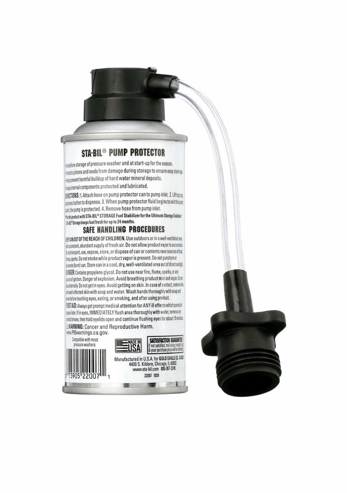 STA-BIL Pump Protector Pressure Washer Pistons Seal Saver Anti-Freeze 4 PACK NEW