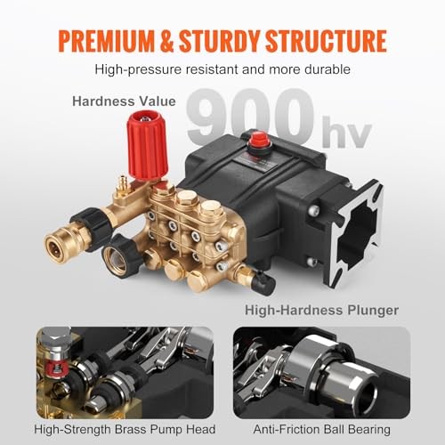 VEVOR 3300 PSI Triplex Pressure Washer Pump