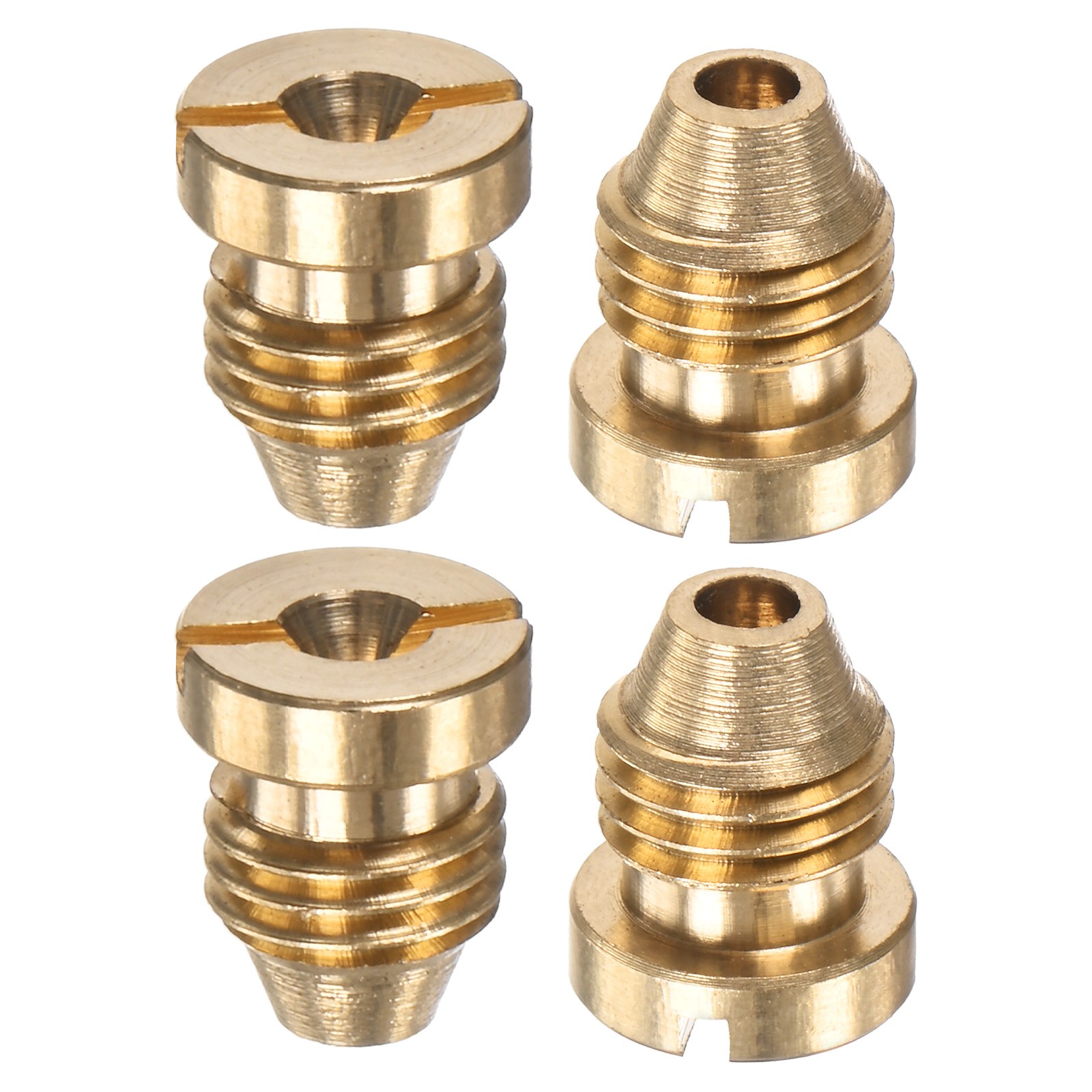4-Pack Foam Cannon Orifice Nozzle, 1.3mm Brass Universal Thread Tips