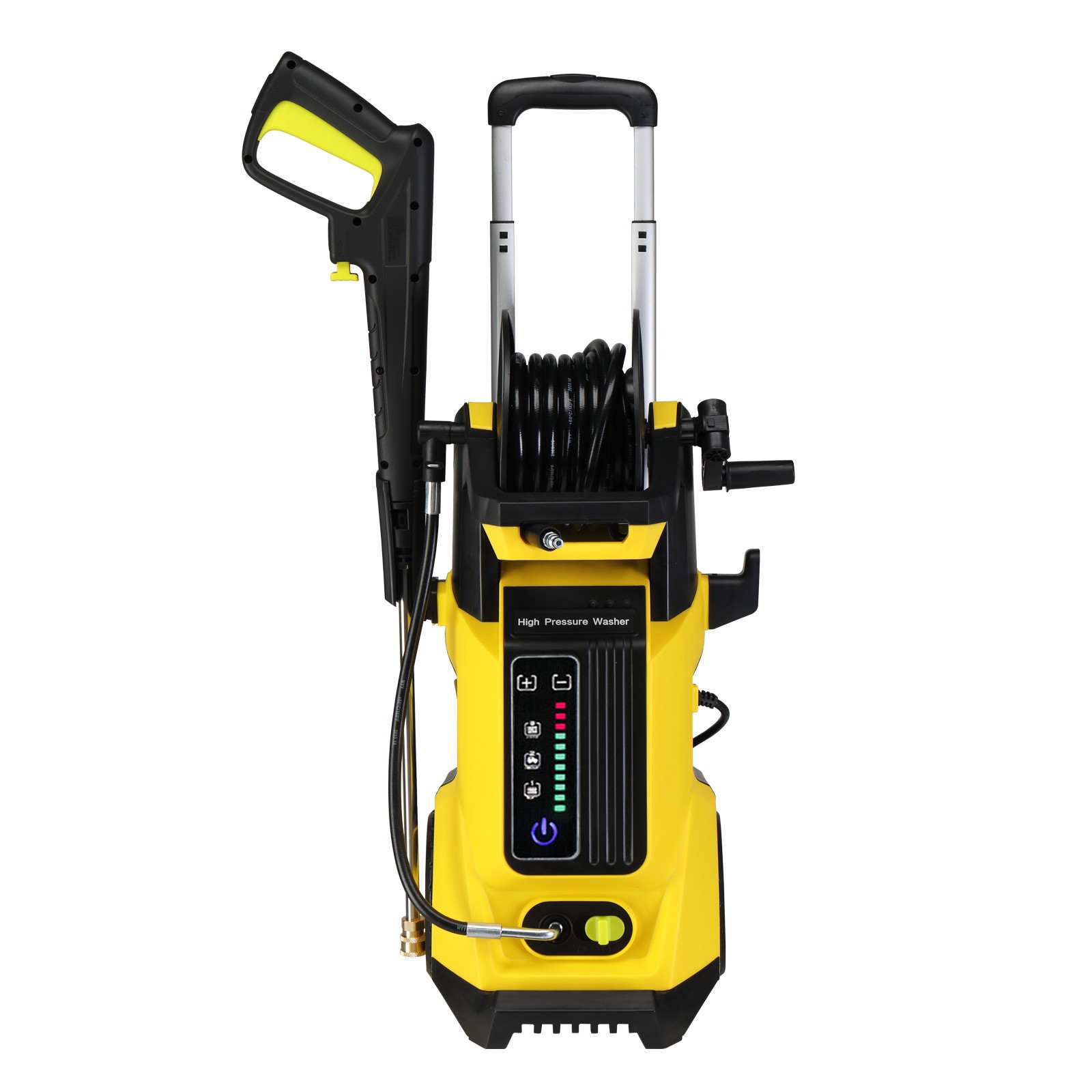 Electric Pressure Washer 3800PSI 2.6 GPM Electric High Power Washer With Wheels