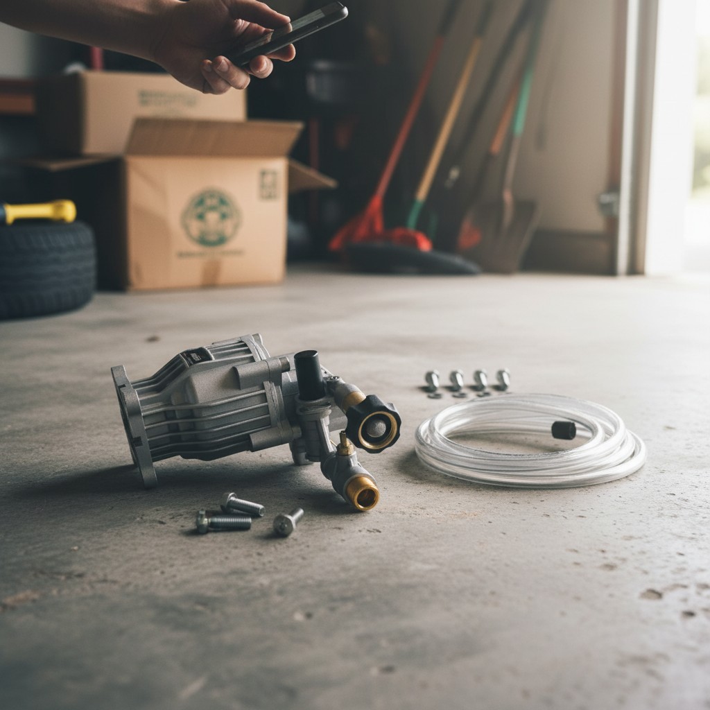 Durable 3300 PSI Pressure Washer Pump with Maintenance-Free Design, 2.4 GPM