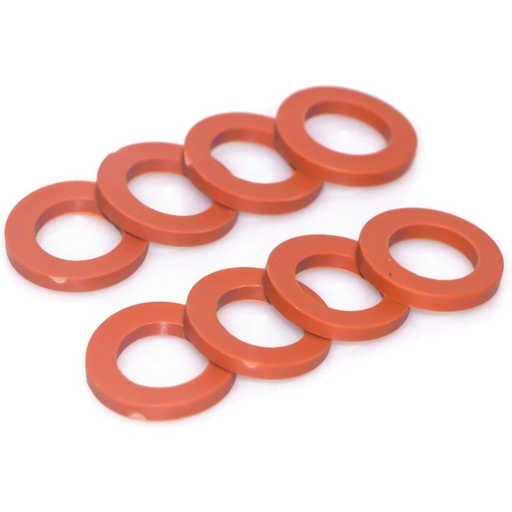 Garden Hose Washer Rubber, Heavy Duty Red Rubber Washer Fit All Standard 3/4