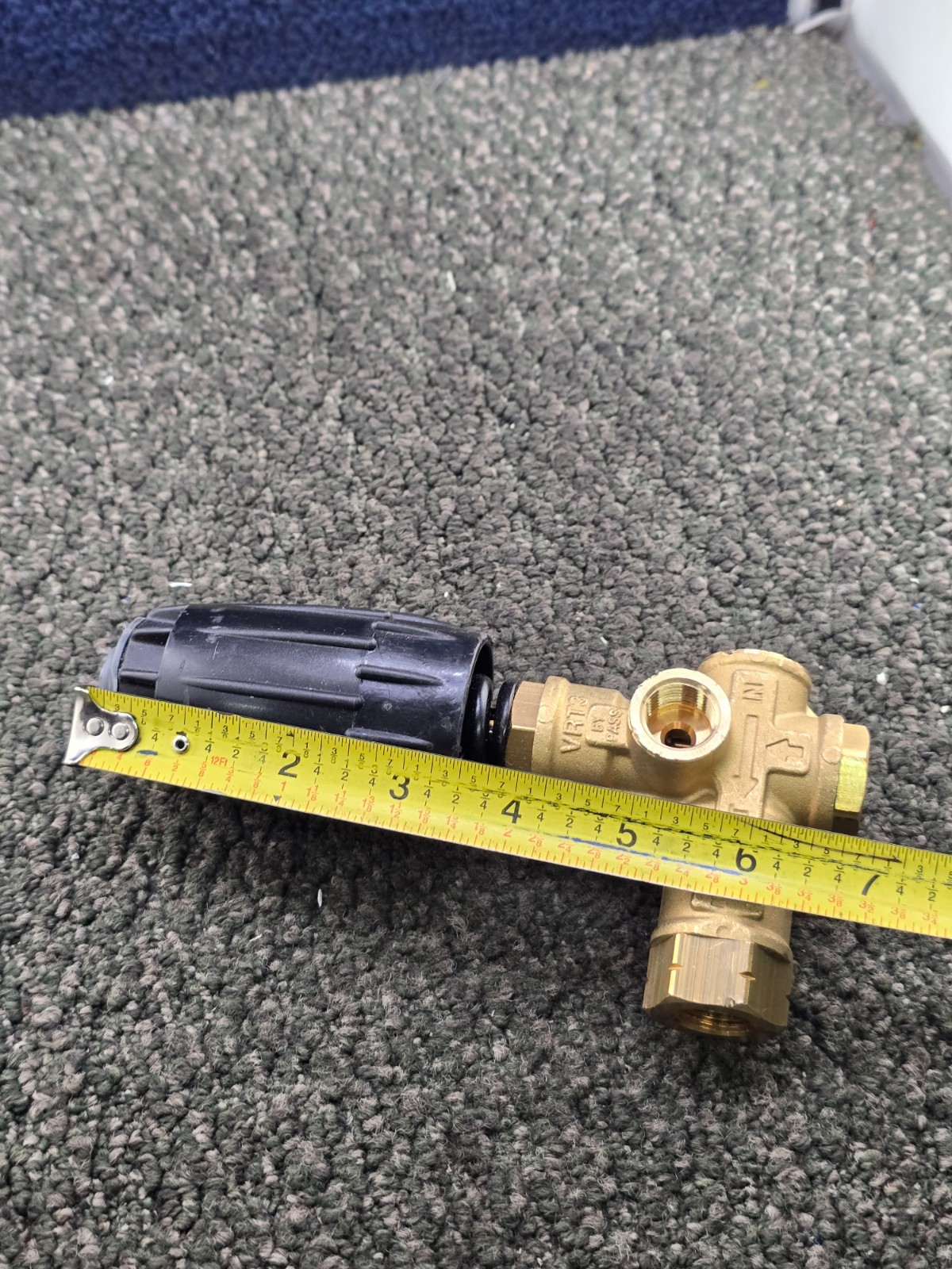 VRT3 3/8-inch Female NPT Heavy-Duty Unloader Valve Brass Body 10.5 GPM, 4500 PSI
