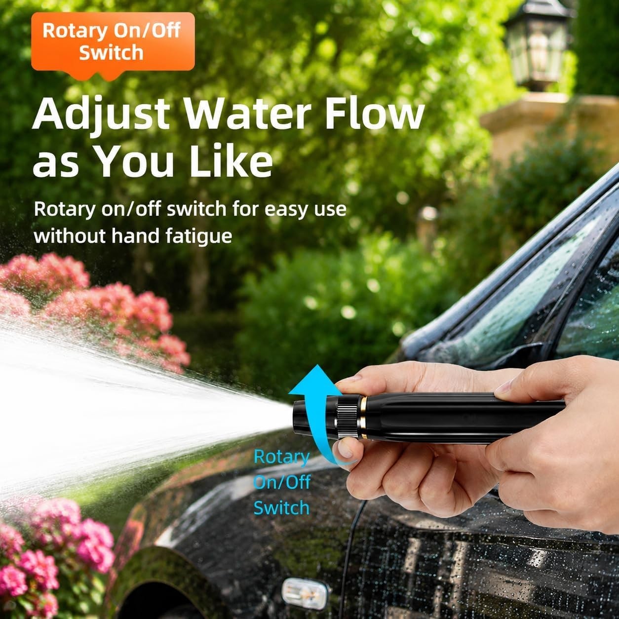 Ergonomic High Pressure Hose Sprayer for Efficient Outdoor Cleaning and Car Wash