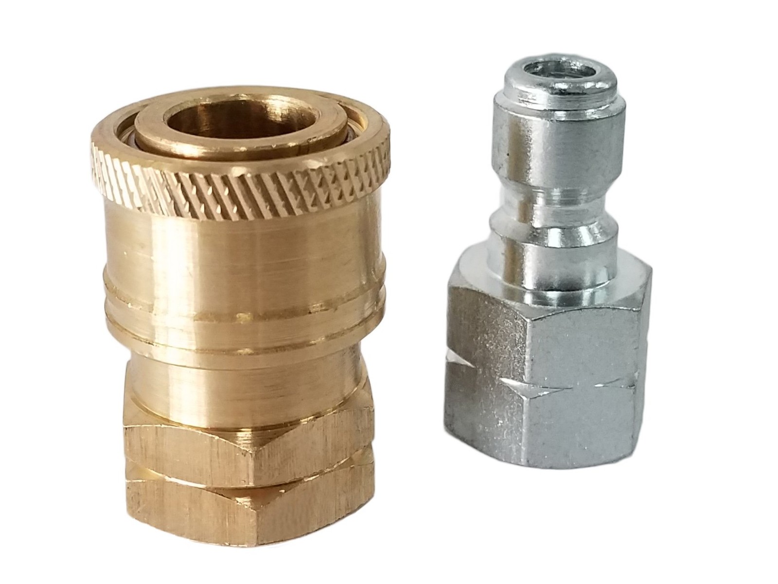 1/4 Inch Quick Connect Pressure Washer Adapter Set 5000 PSI Rating Fitting