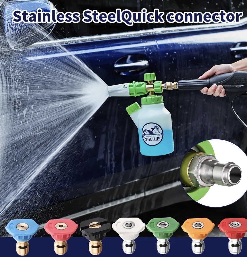 Selkie Foam Cannon 3600 PSI 4” Quick Connect Premium M22-14mm Spray Gun