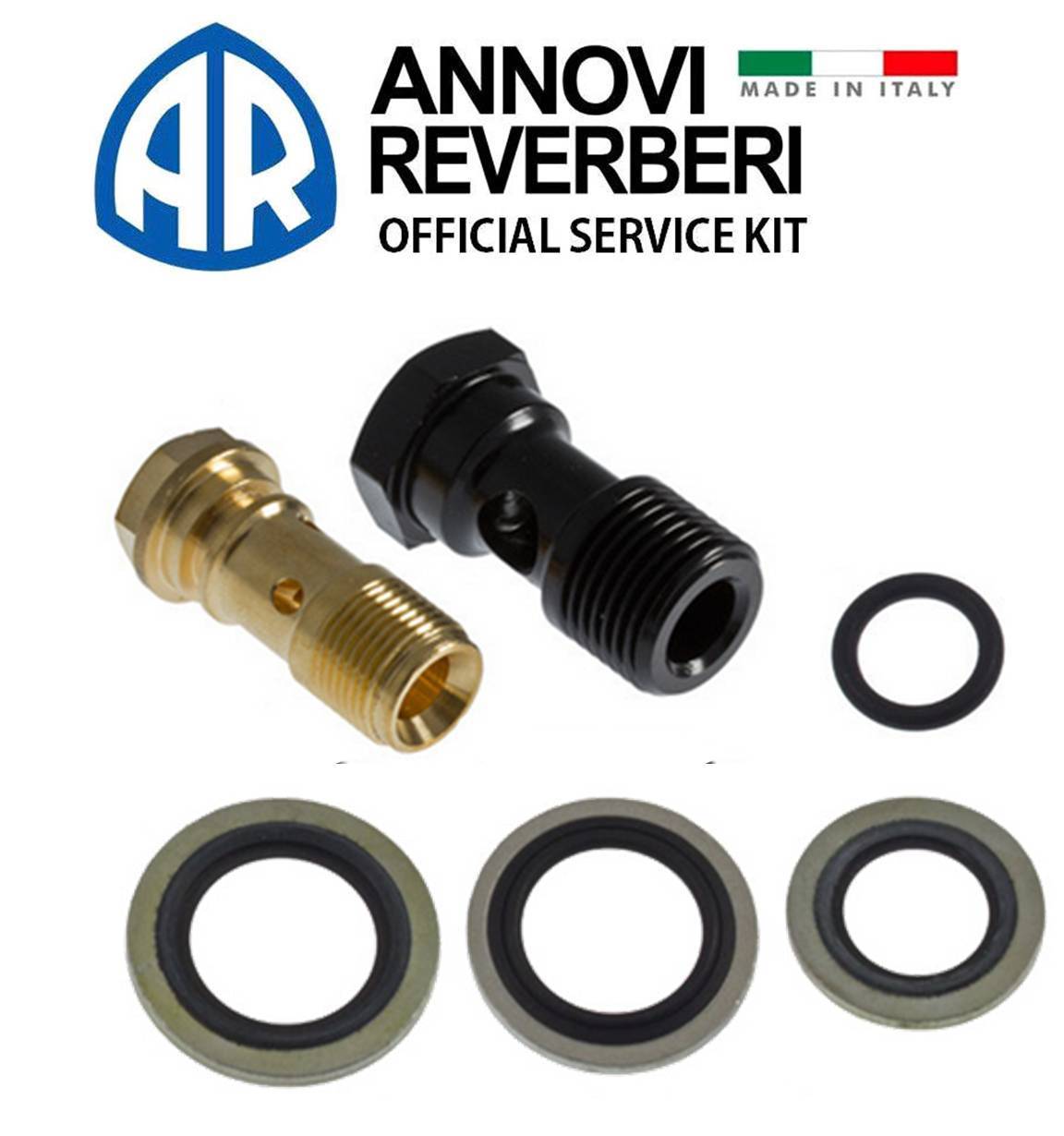 Annovi Reverberi AR2119 Gymatic 3/B Unloader Mounting Bolt Set OEM kit Italy RKV