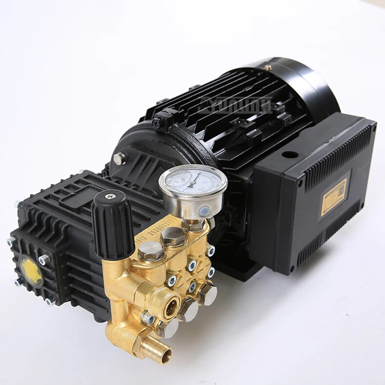 High Pressure Washer Motor Plus Pump Head Car Wash Booster Piston Pumps
