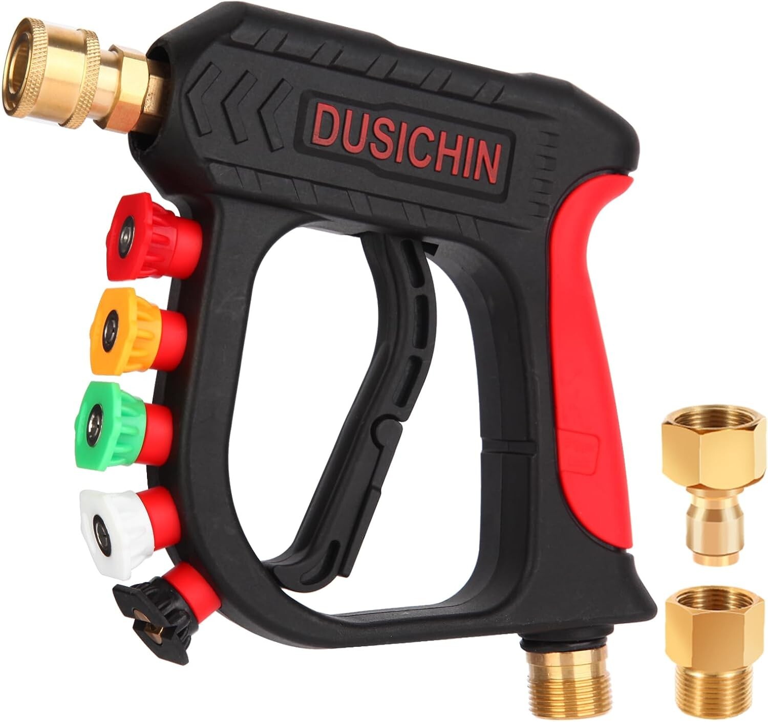 Heavy-Duty Pressure Washer Wand with Nozzle Tips & Ergonomic Design for Car Wash