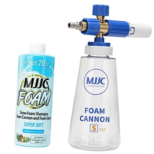 Foam Cannon S V3.0 (Thicker Snow V3.0 (1/4″ Quick Connector) + SOAP (20 fl oz)