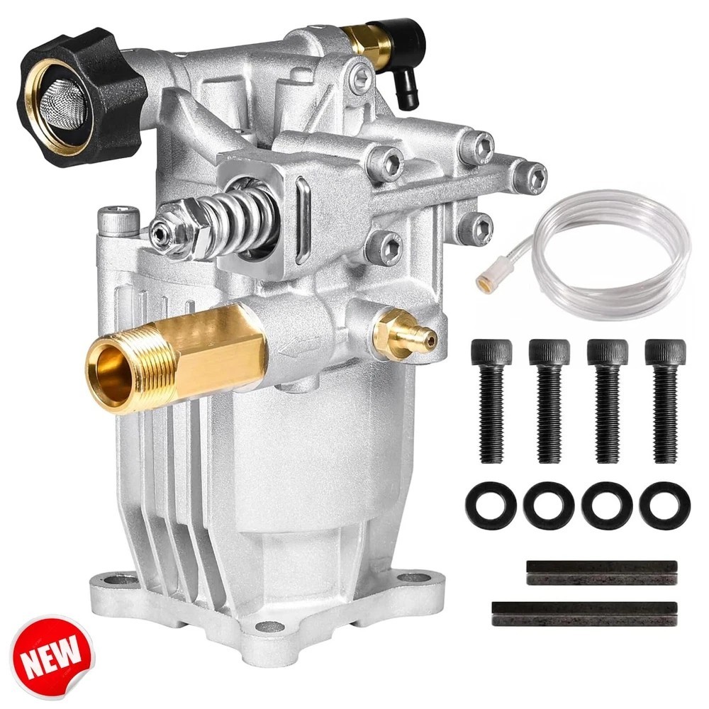 3/4″ Shaft Horizontal Pressure Washer Pump 3400PSI 2.5GPM for Honda GC160 GC190
