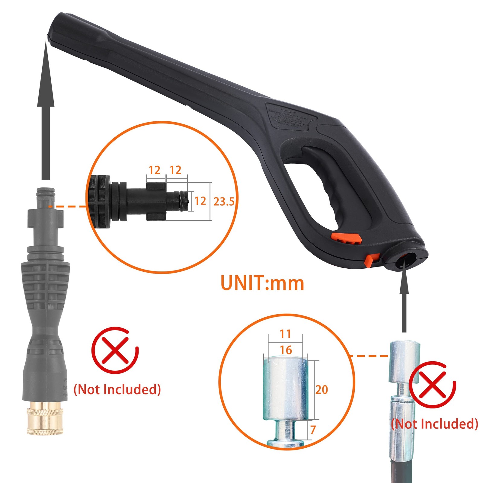 Best Pressure Washer Gun, Compatible with Some Portland Husky Black Decker Ford