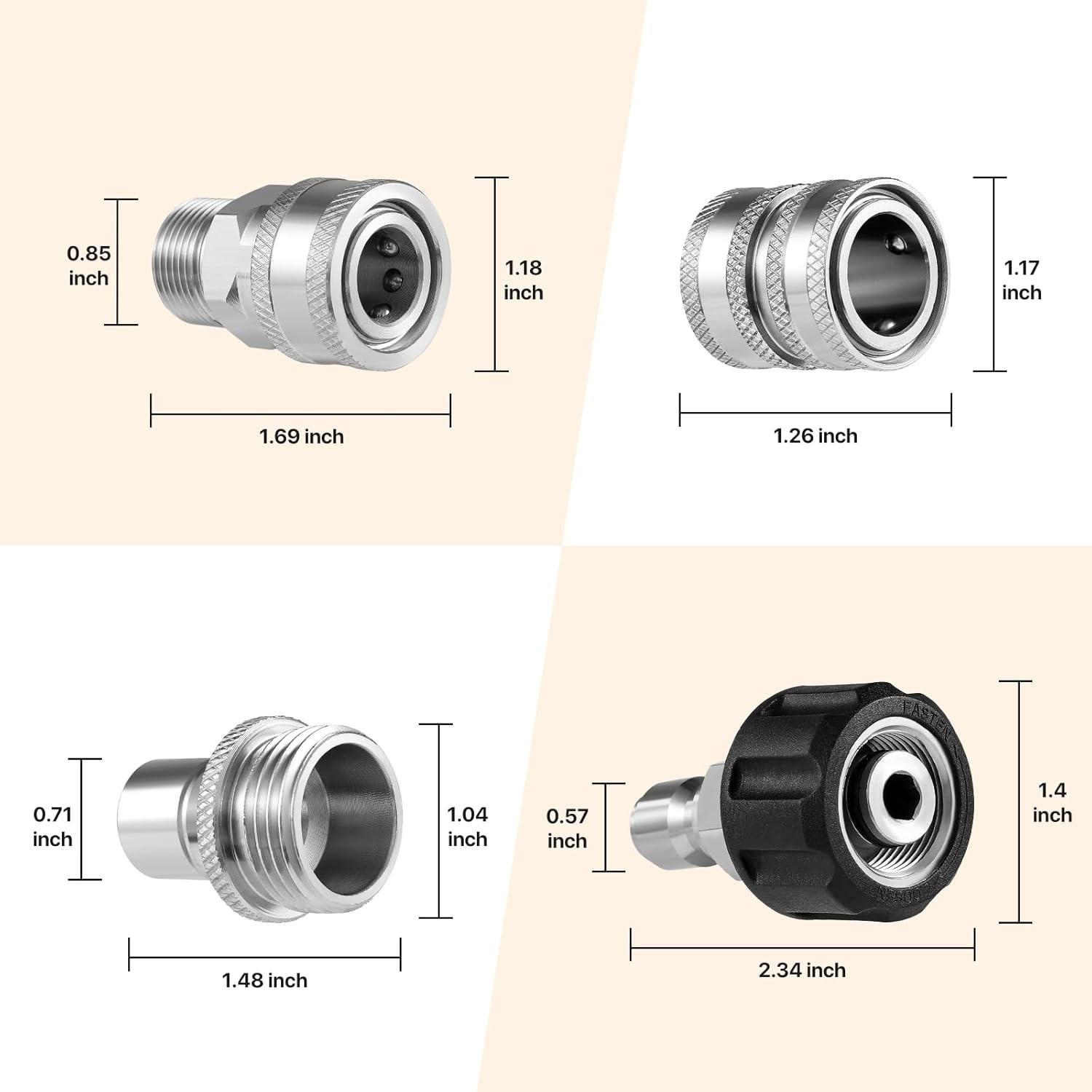 High-Quality Stainless Steel Quick Connectors