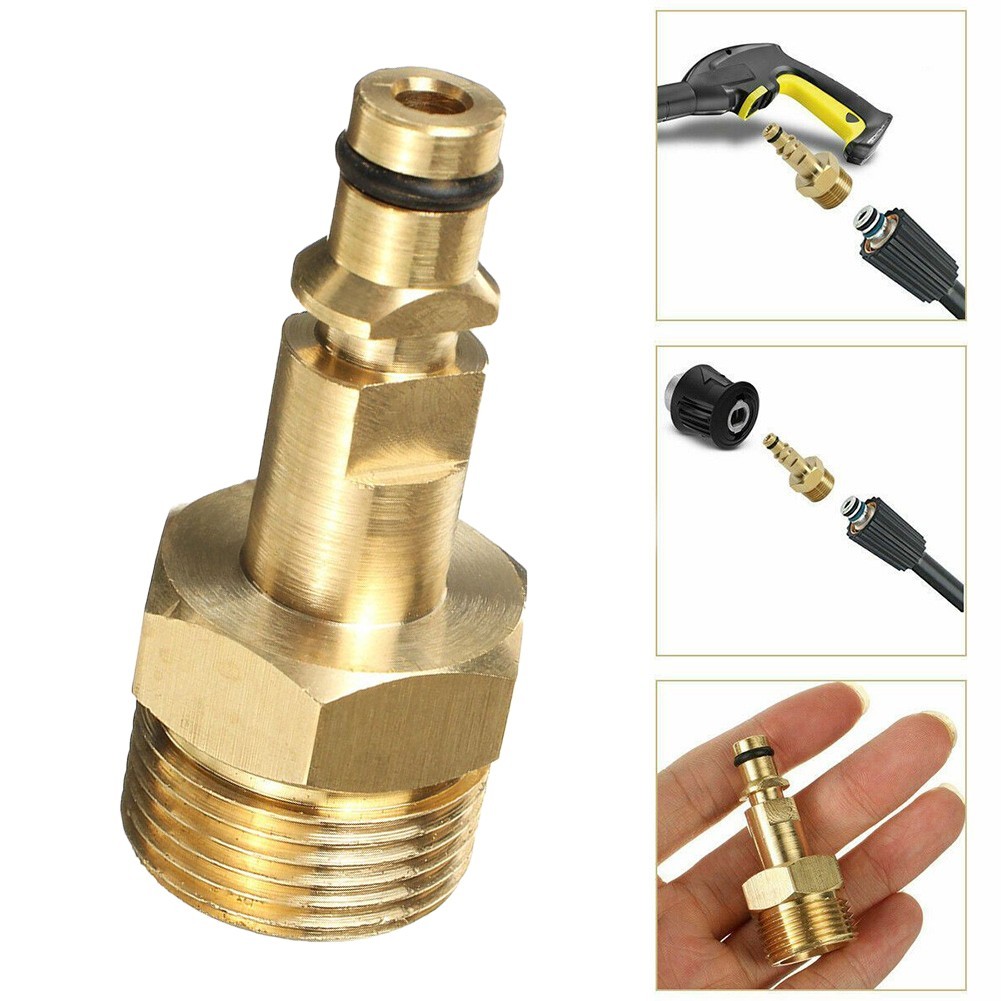 Replace Adapter High Pressure Washer Hose Pipe Quick Connector Convert Kits