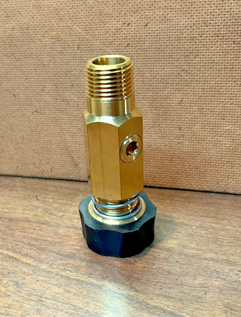 Pressure Washer Inlet Filter 3/4″ Garden Hose 1/2″ NPT Screen 1/4″ Bypass Brass