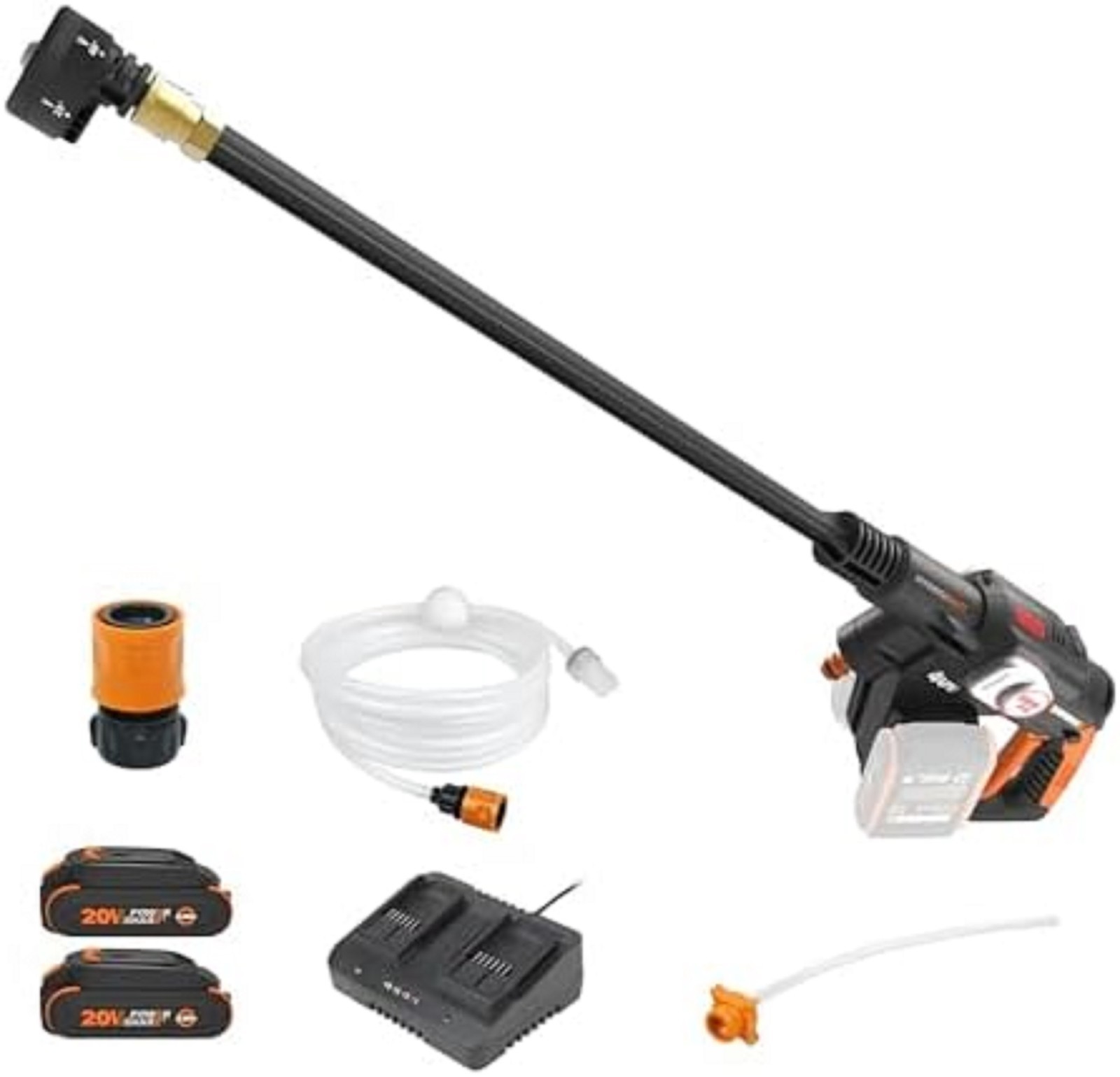 40V Hydroshot Portable Power Cleaner, 800 PSI with 5-In-1 Nozzle