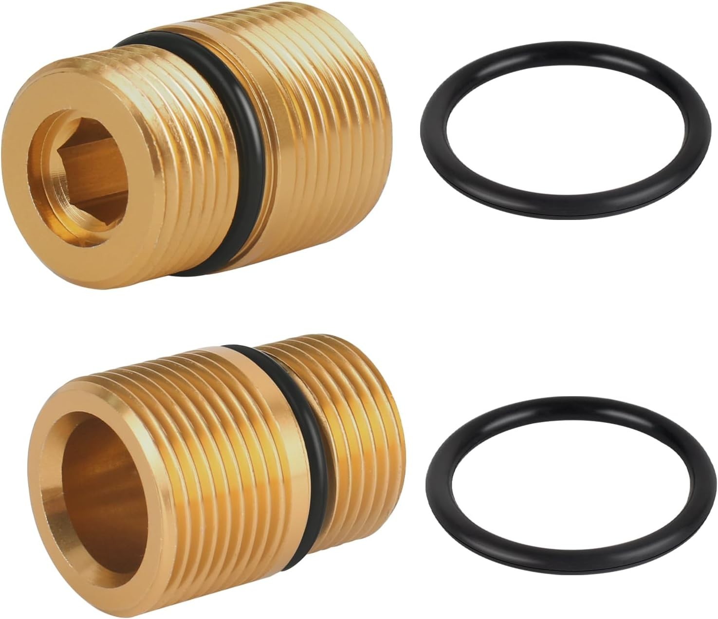 2-Pack M20 to M22 Pressure Washer Water Outlet Fitting – Compatible with Simpson