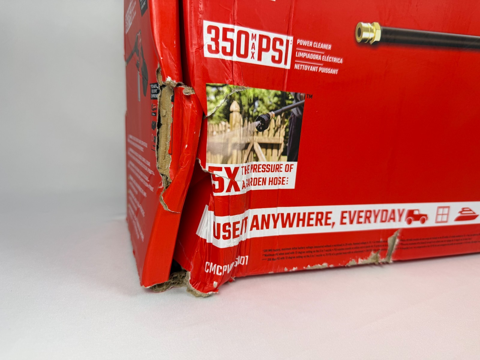 CRAFTSMAN V20 Cordless 350 MAX PSI Power Cleaner (BATTERY AND CHARGER INCLUDED)