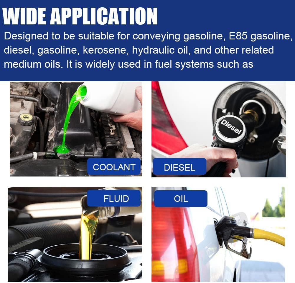 3/8 Fuel Line – 10ft 300 Psi High-Pressure 300PSI Transmission Cooler Hose NBR