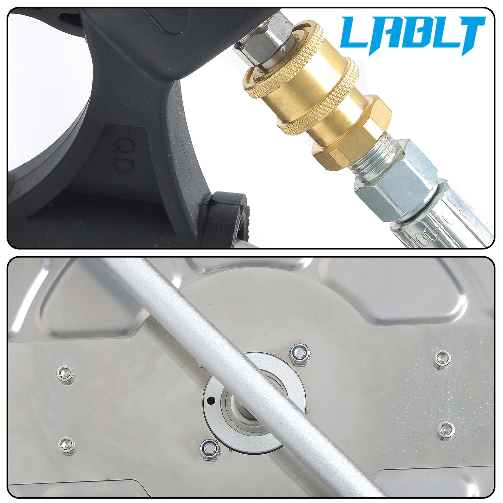 LABLT 24″ Pressure Washer Surface Cleaner w/ Handles & Wheels Quick Connect