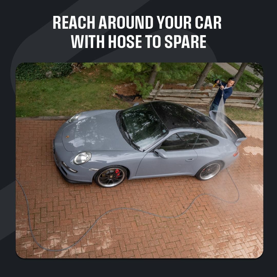 100’ Pressure Washer Hose Compatible with gas and electric pressure washers