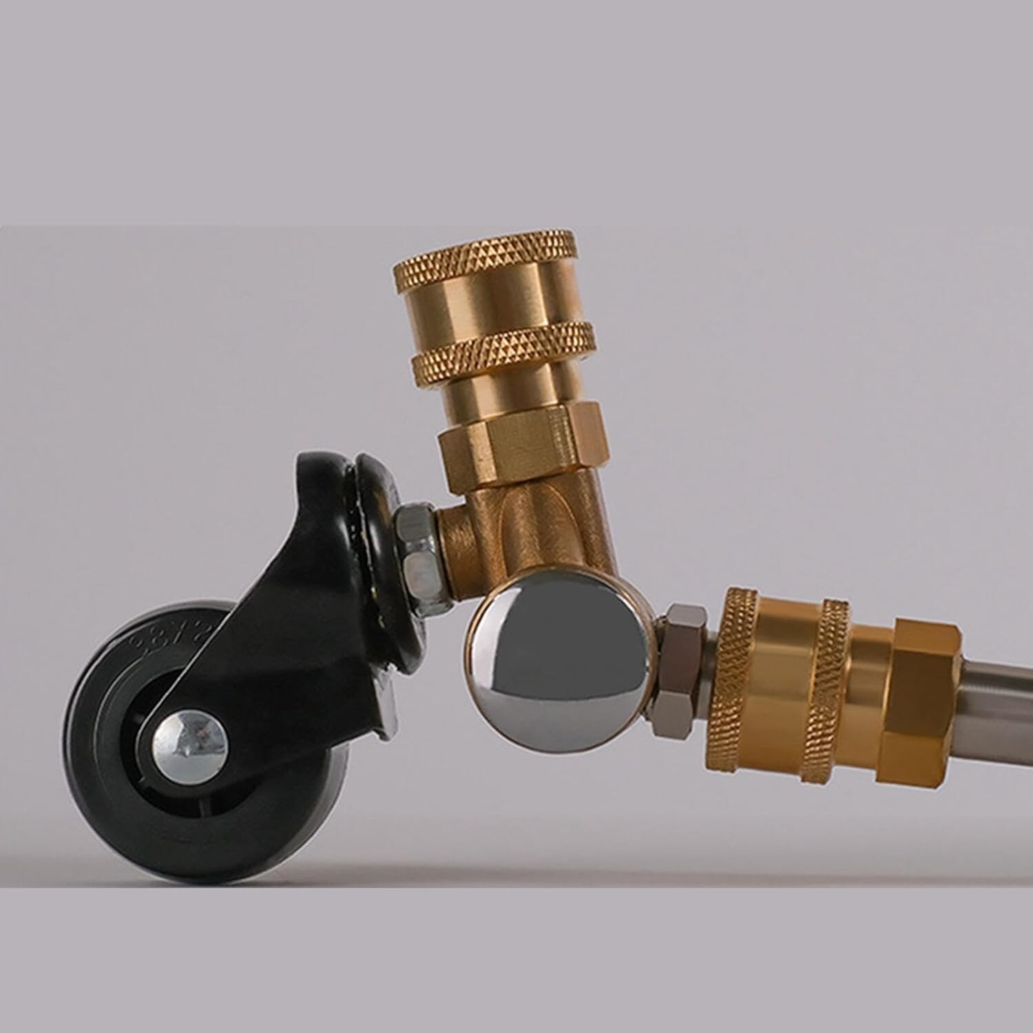 Pressure Washer Undercarriage Cleaner Conversion Caster Assembly Replacement