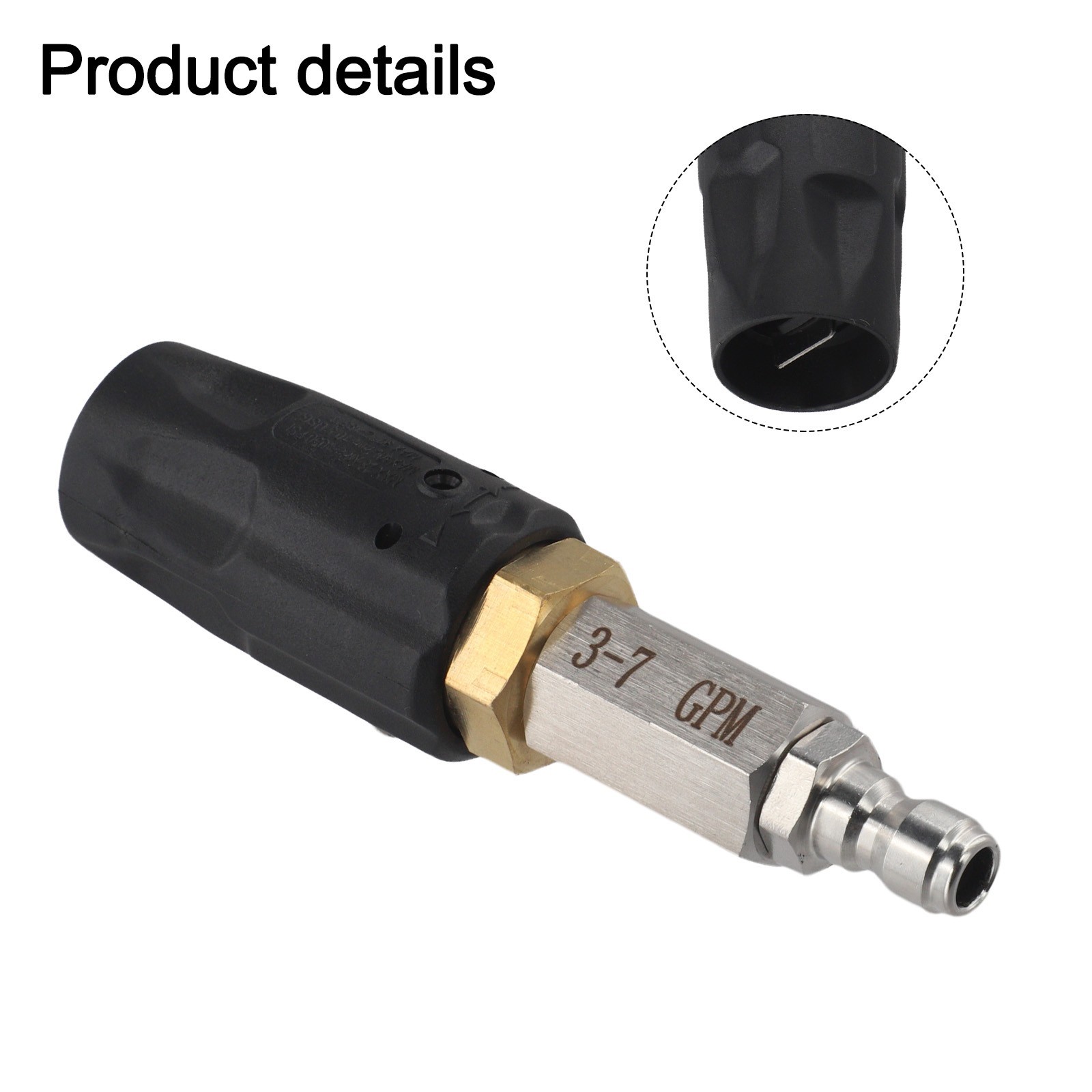0-60?? Spray Nozzle Adjustable Nozzle Downstream Cleaning Efficiency Easy To Use