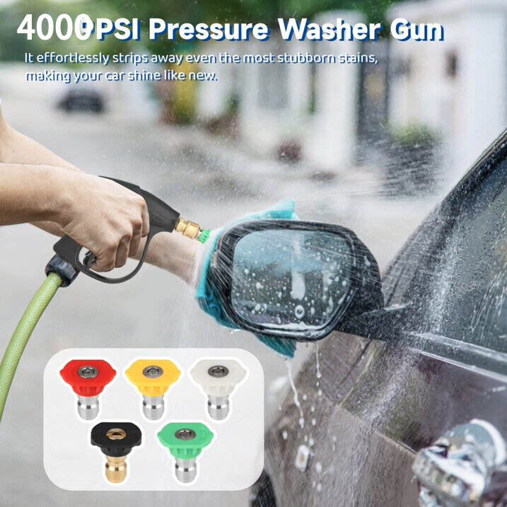 1/4″ Snow Foam Soap Lance Cannon Pressure Jet Bottle Quick Spray Washer Gun