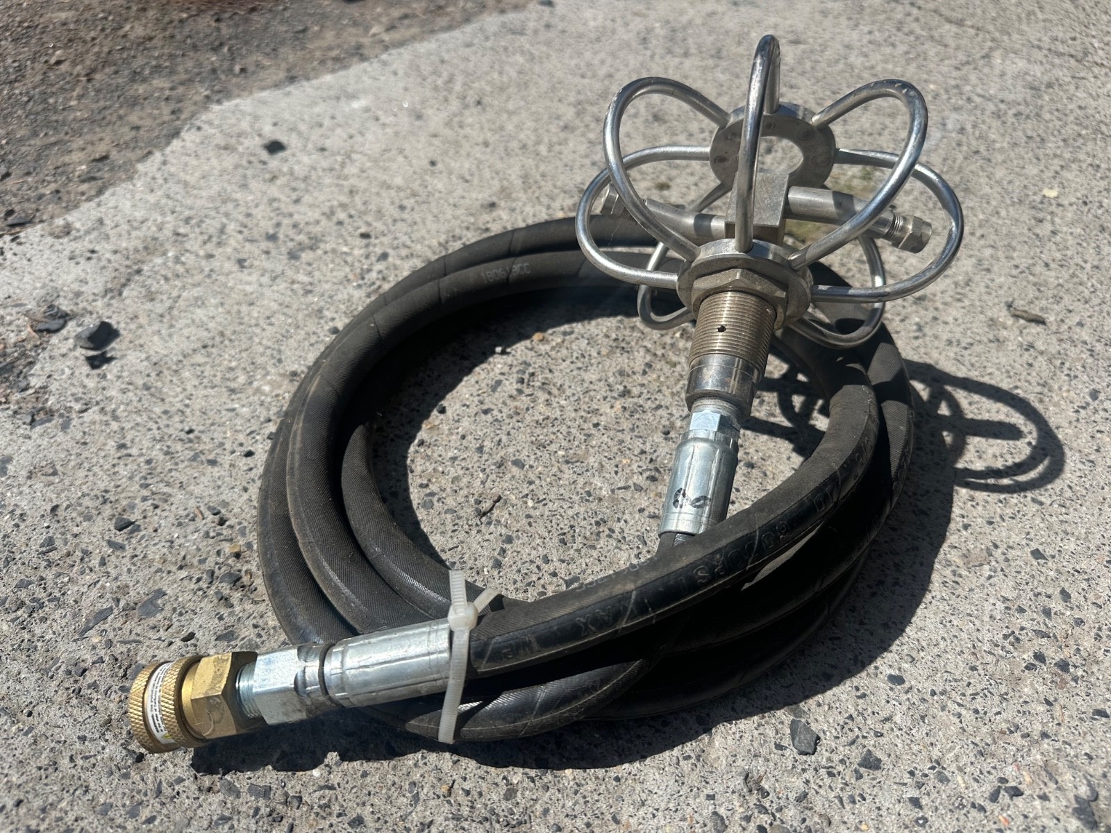 NEW Mosmatic TYR 2F 81.426 Duct Cleaner Kit – 6″ Rotary Head + Hose and Valve