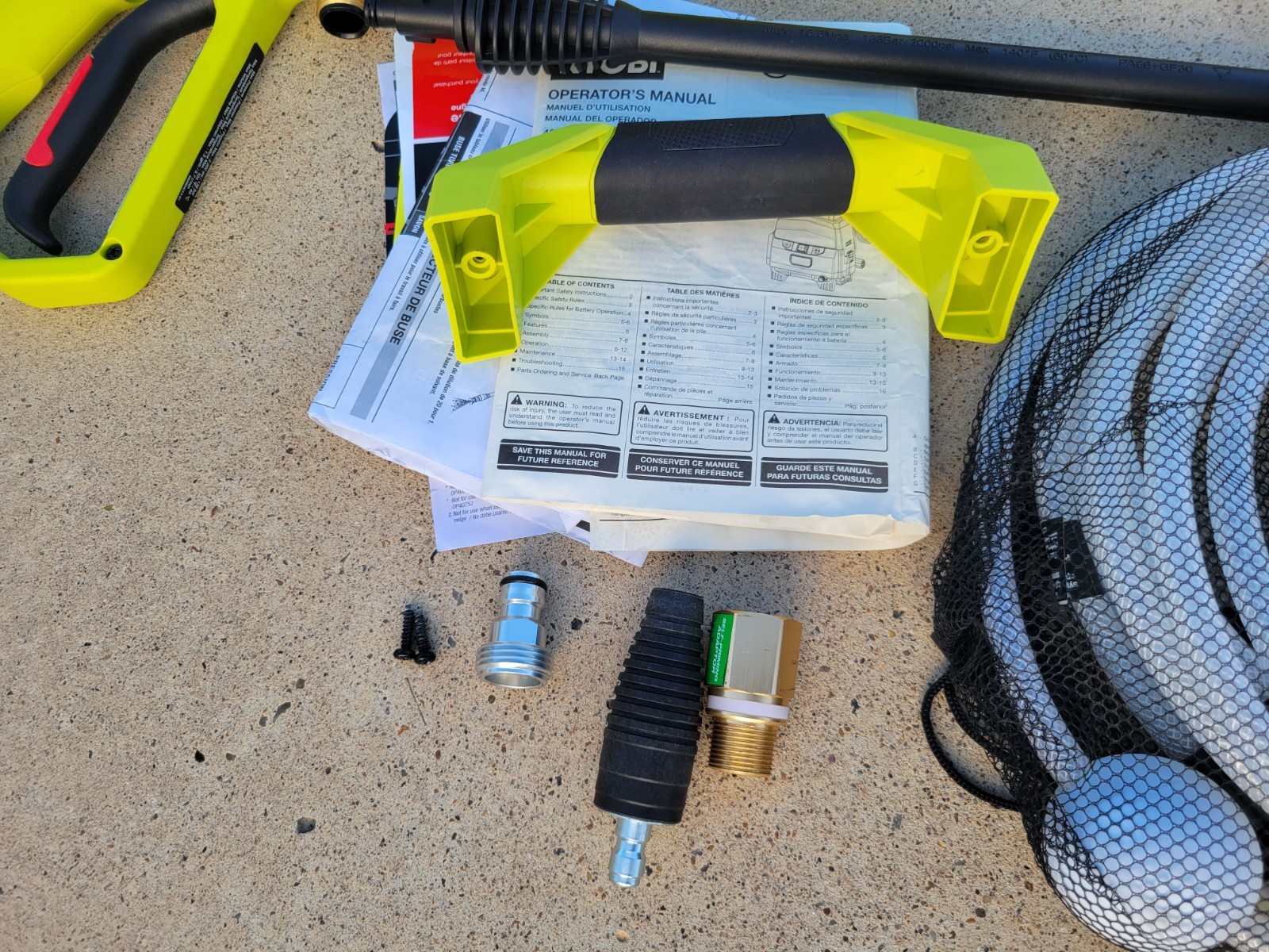 40V Ryobi HP 1200 PSI 1.0 GPM Cold Water Pressure Washer (Only Tool)