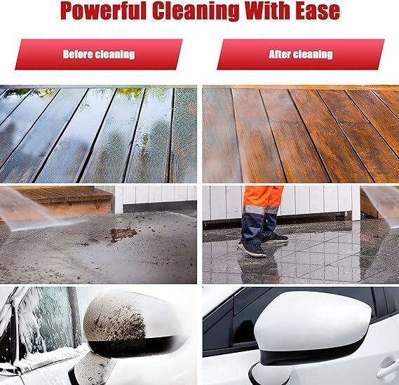 TEANDE Pressure Washer TE3500 1850PSI 1500W 1.59Max GPM Powerful Electric Power