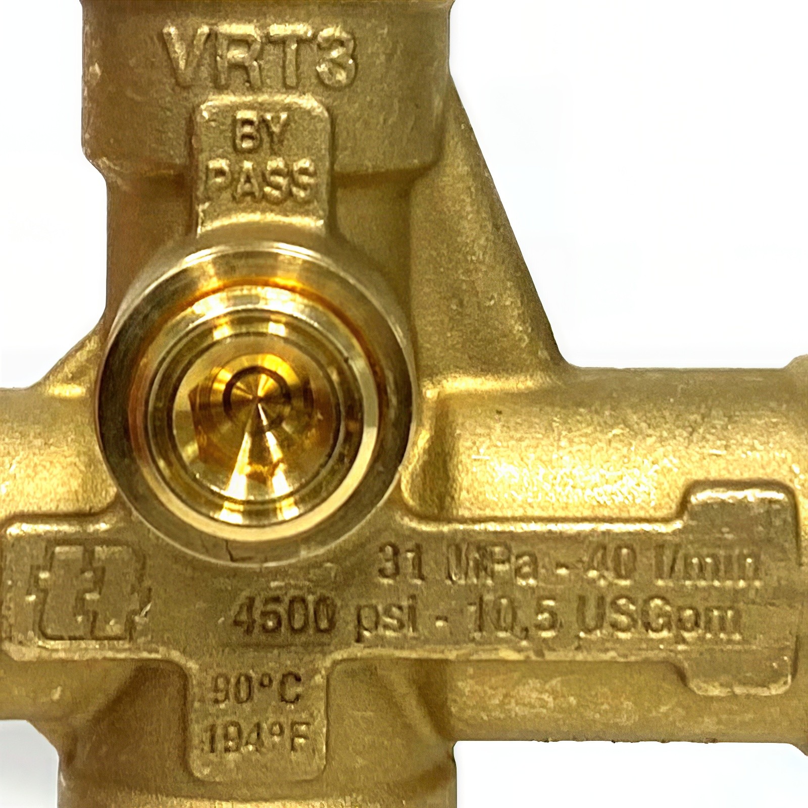 Mecline VRT3-310 Unloader Valve, Black, 4500 PSI 10.5 GPM