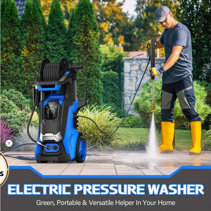 Electric Pressure Washer 5000PSI-Max 3.5GPM Power Washer Touch Screen Adjustable