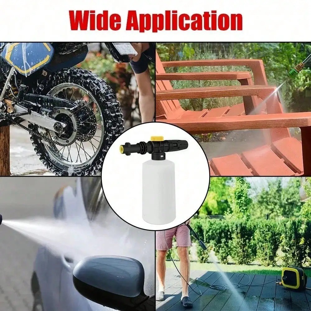750ML Snow Foam Lance Adjustable Foam Cannon for Karcher K2-K7
