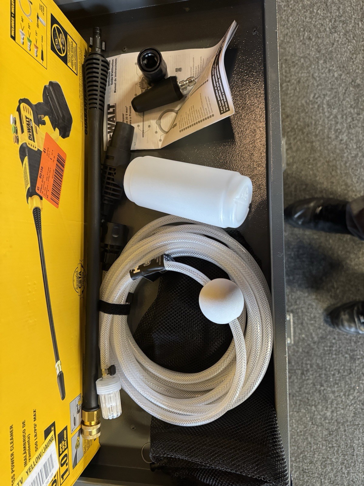 DEWALT DCPW550P1 Power Cleaner 550 Psi Open Box Tool Only