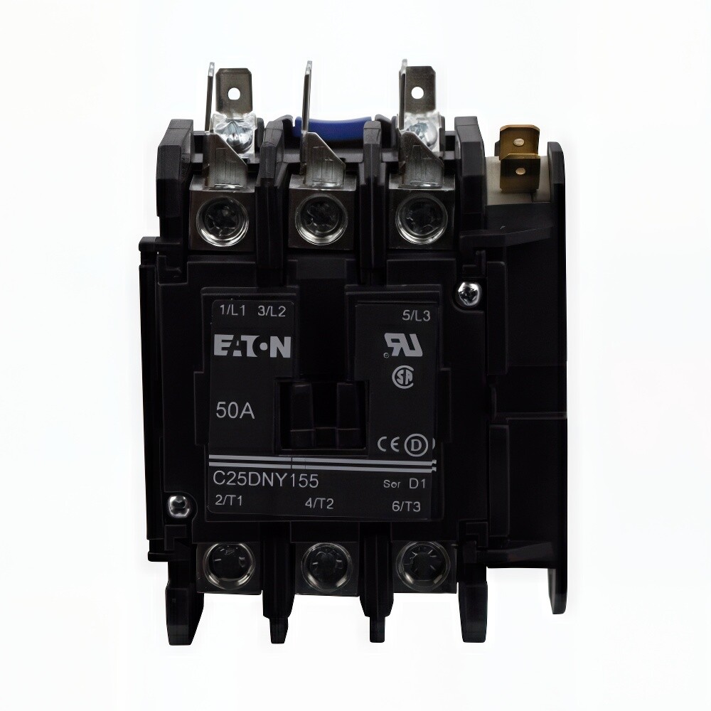 Eaton Contactor, 230V 50 Amp C25DNY155BL