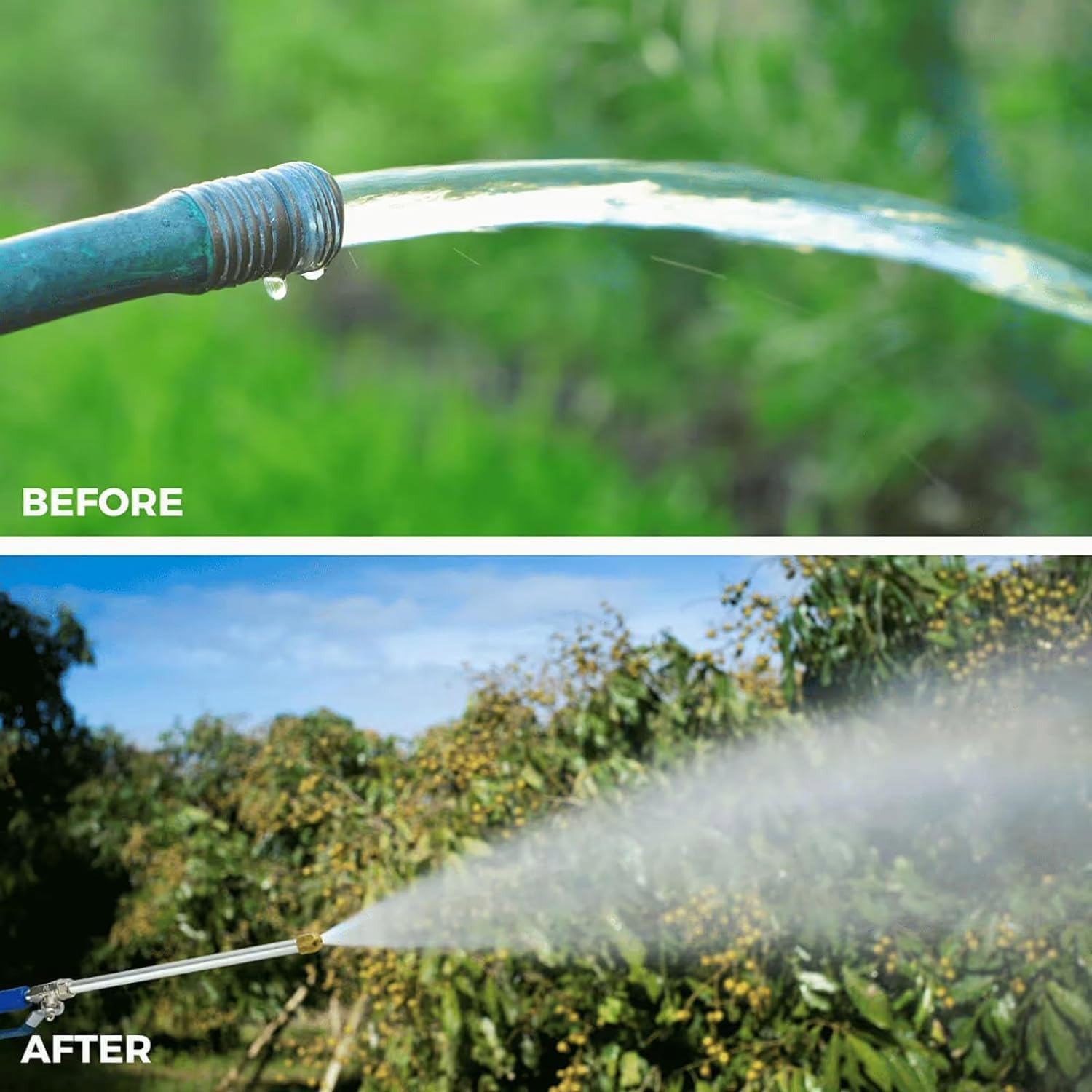 High Pressure Power Washer Water Spray Gun Nozzle Wand Attachment Garden Hose