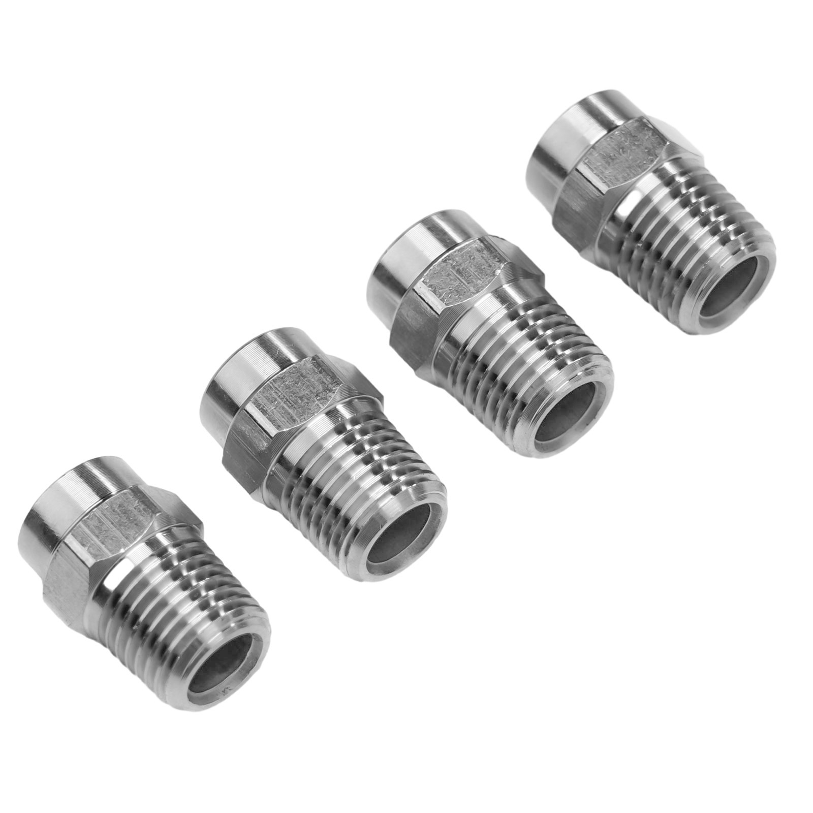 Long Lasting Stainless Steel Nozzle Replacements for Surface Cleaner Set of 4