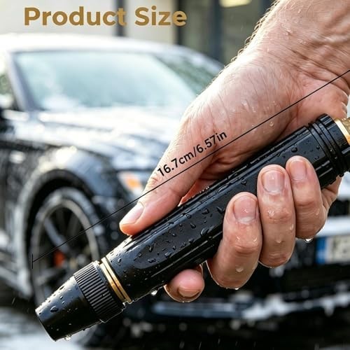 2 PCS High-Pressure Car Wash Water Gun with Booster Nozzle – Adjustable Spray