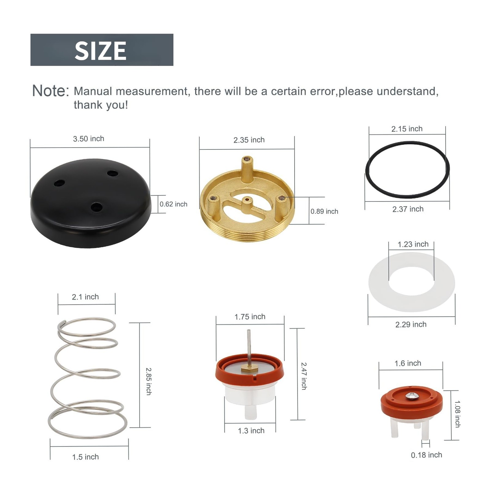 720A Pressure Vacuum Breaker Repair Kit and Bonnet Repair Kit for Zurn Wilkins