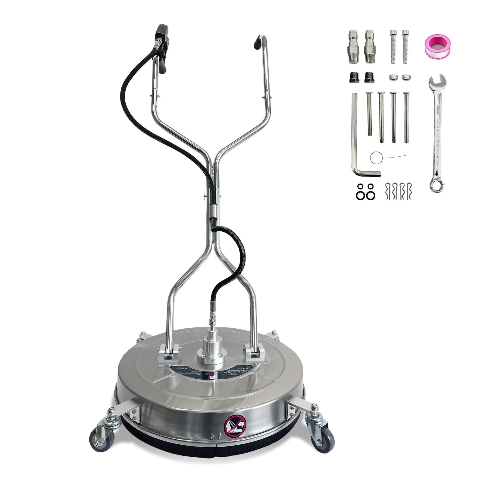 20″ Pressure Washer Surface Cleaner with Dual Handles for Sidewalks,Concrete NEW