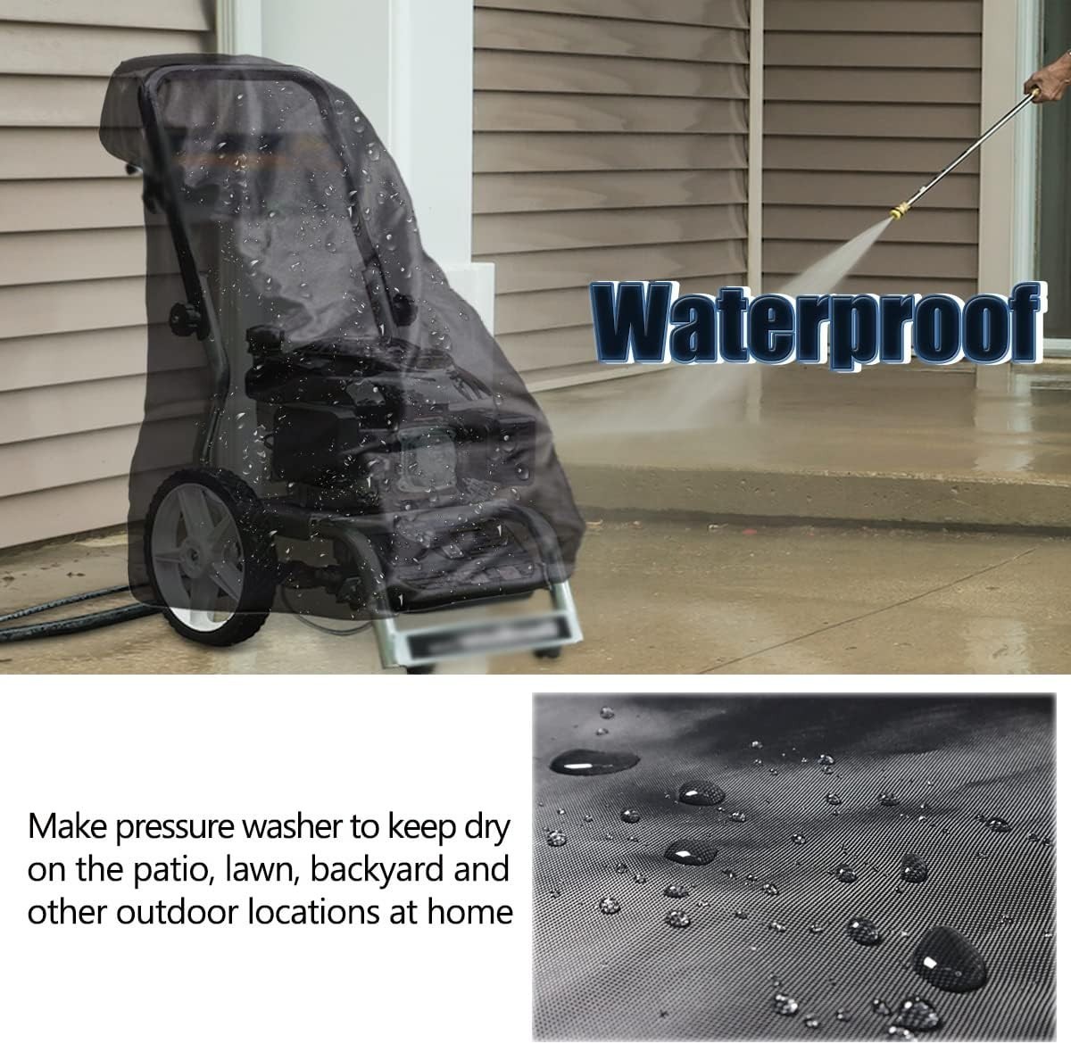 Electric Pressure Washer Cover, Vertical Power Cleaner Machine Protective Cas…