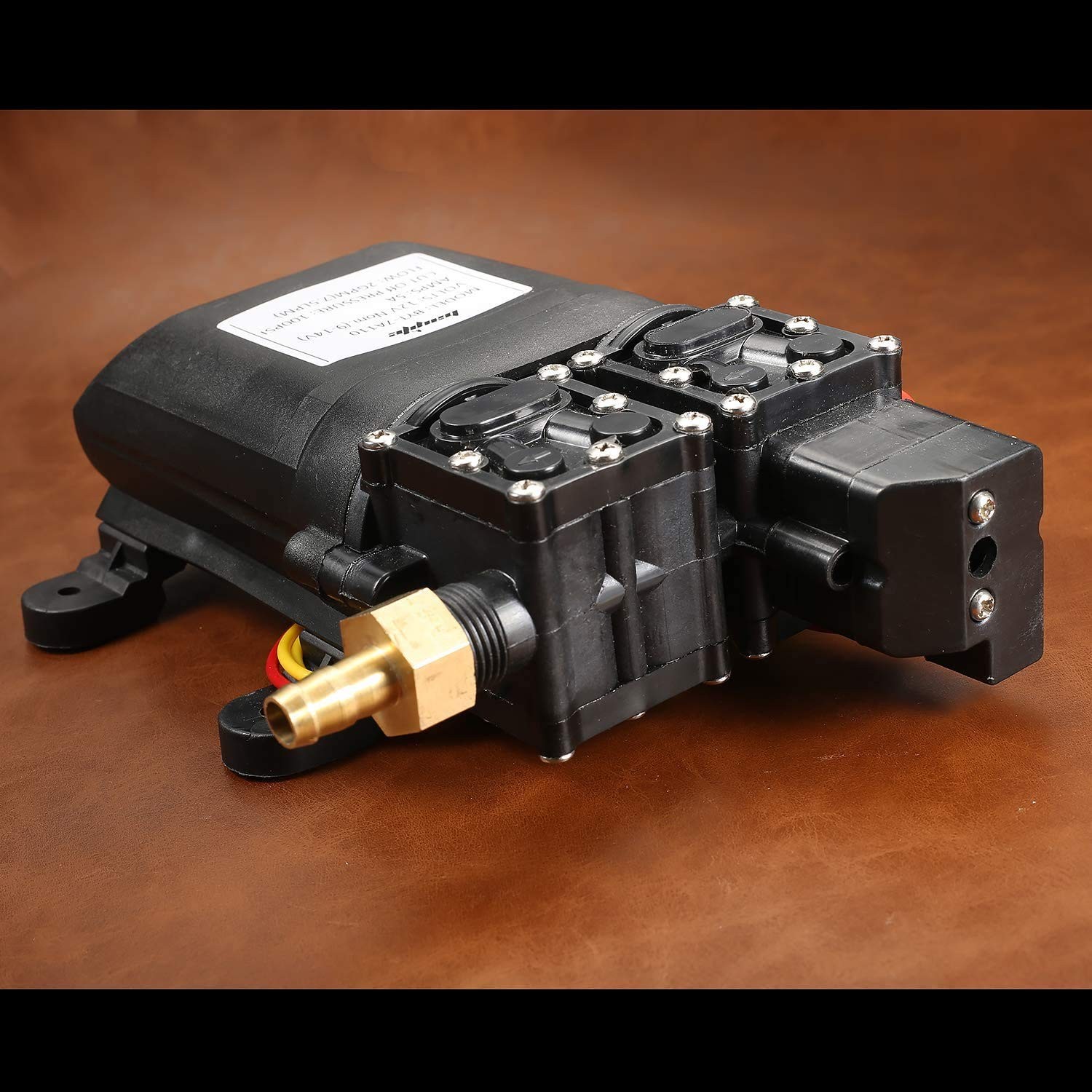 12V DC Fresh Water Pump 7.5 L/Min 2 GPM 100 PSI 12 Volt Diaphragm Self Primin…