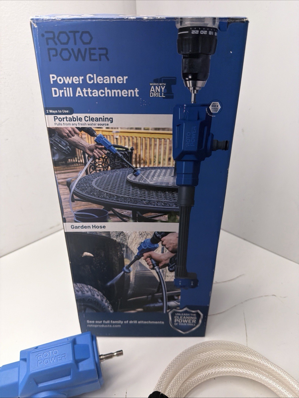 + ROTO POWER Power Cleaner Drill Attachment RPC100