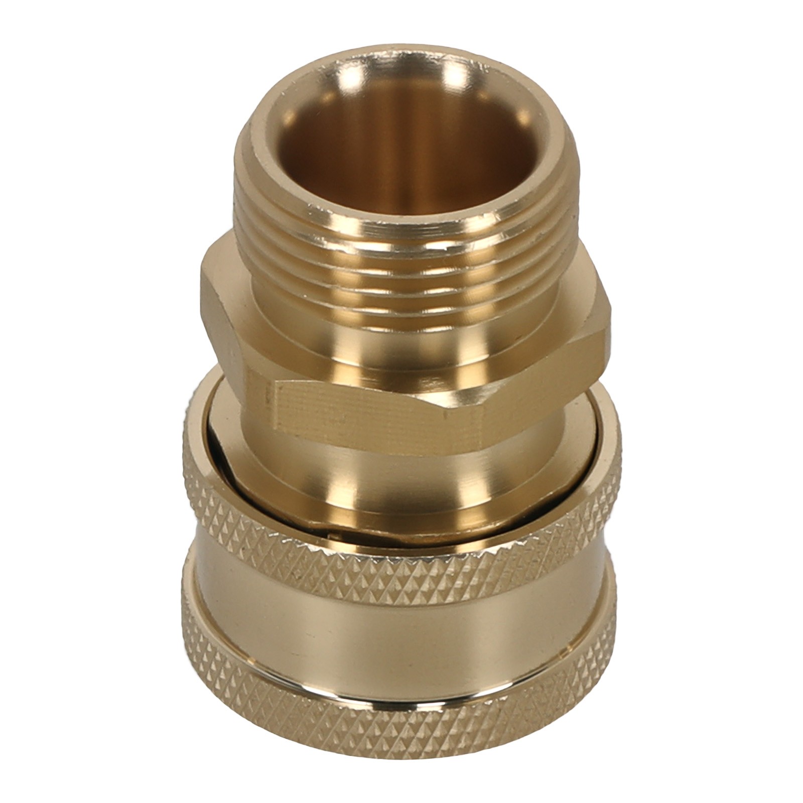 High Pressure Washer Adapter M22-15 Swivel to 3/8″ QC Brass Connection Kit 4pc