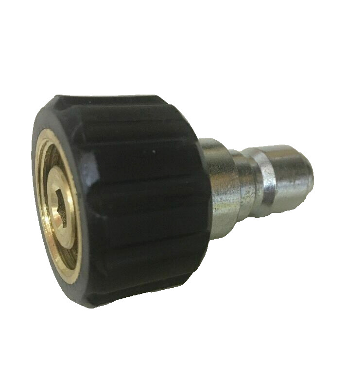 MTM Hydro 3/8″ Quick-Connect Plug With M22 x 14mm Female End – Karcher Style