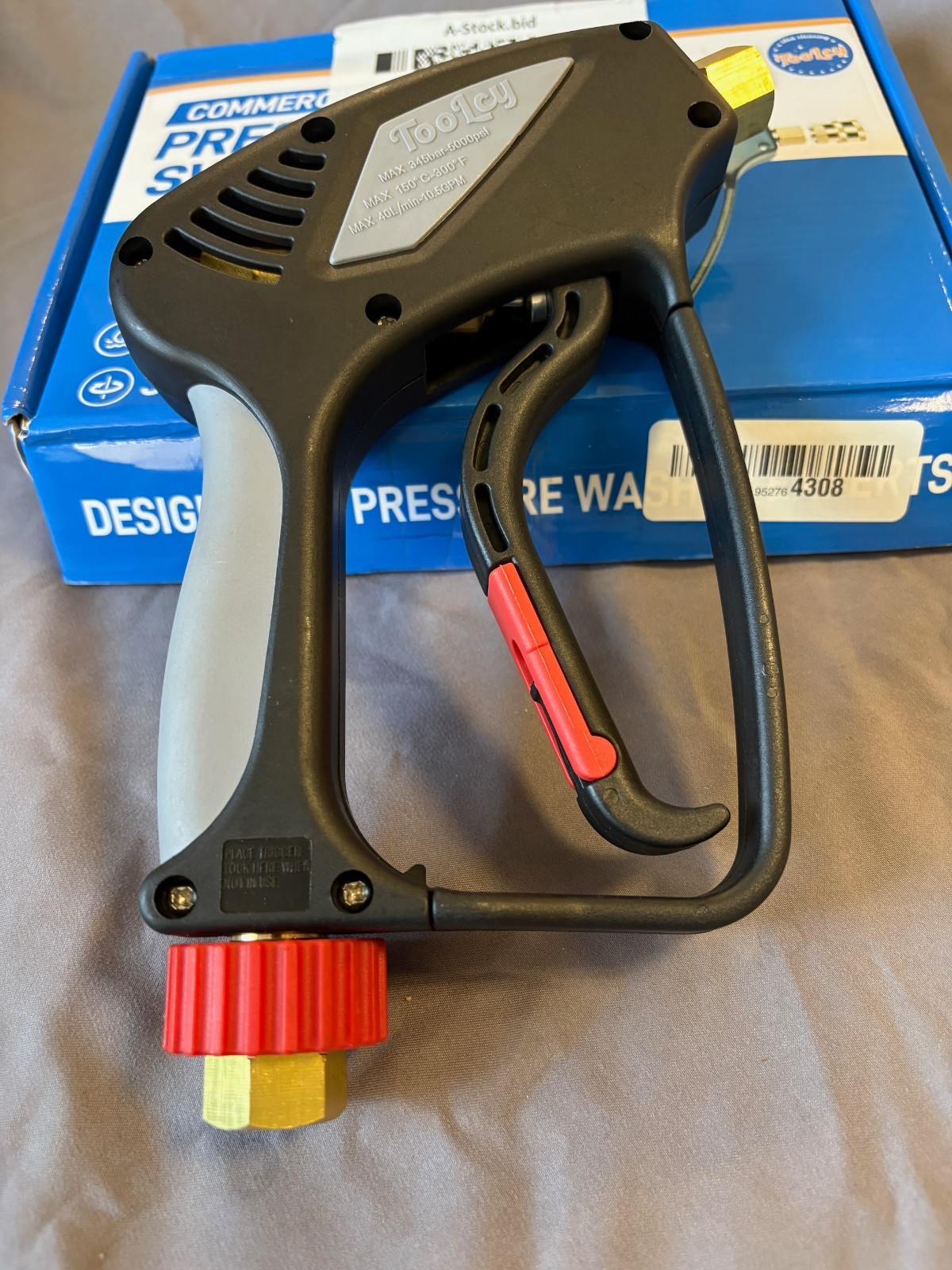 Toolcy Commercial Grade Pressure Wash Gun Sprayer Cleaner Multi Spray 5000psi