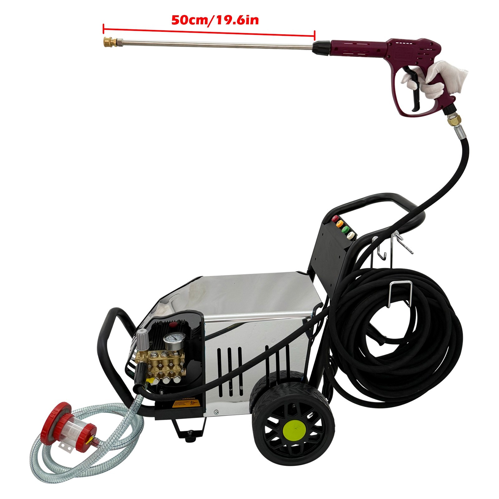 110V Pressure Washer Electric Car Wash Machine Ultra-high Pressure Cleaner